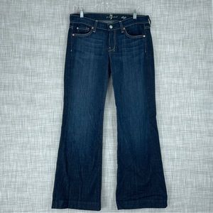 7 for all Mankind Dojo Jeans Womens Size 29 Flare 2168